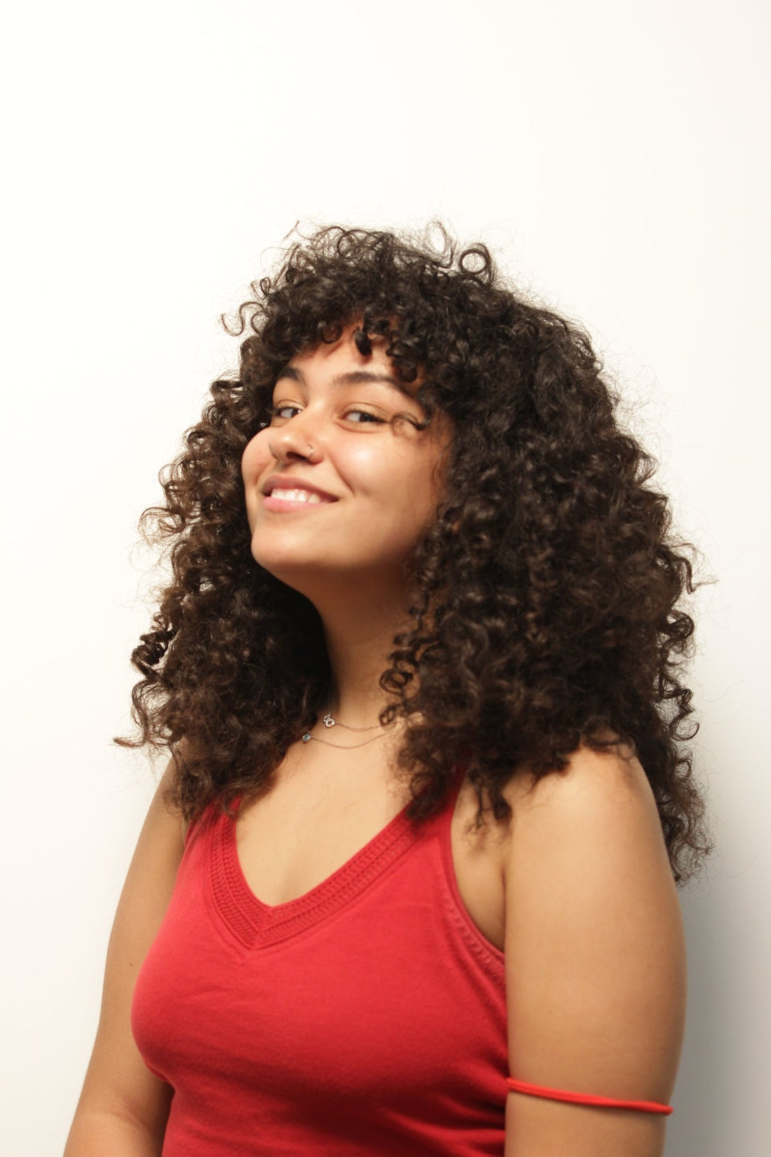 Natural curly hair with volume and texture. Hair by HAIR ETC. STUDIO Nicosia Cyprus